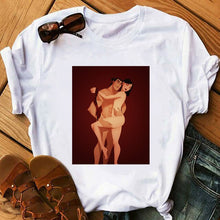 Load image into Gallery viewer, Women's Tshirt Aladdin Jasmin Romantic Night Funny T Shirt Girl Fitness Summer O-Neck Casual Short Sleeve Camiseta Mujer Lady